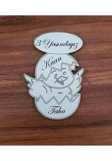 Lavanta Tasarım 25 Adet Doğum Günü Yumurta Magnet