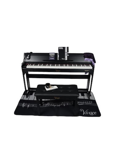 Vivace Piano Vx-d1920bk Mat Siyah Dijital Piyano Full Setli