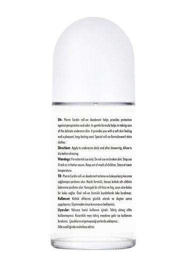 Pierre Cardin White Silky Kadın Roll-On Deodorant 50 ML