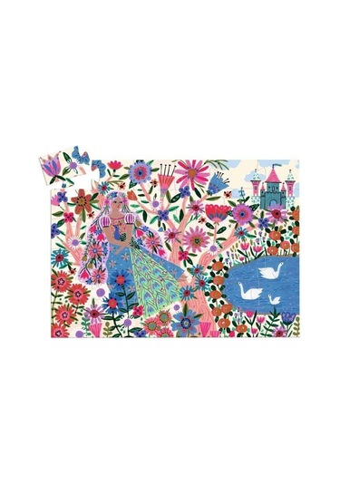 Djeco Dekoratif Puzzle 36 Parça / Princess & Peacock