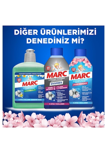 Marc Çamaşır Makinesi Temizleyici Floral 2 x 500 ML