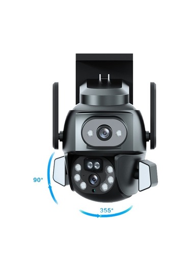 Mpıa Hina Türkçe Uygulamalı 3.0 Mp + 3.0 Mp Çift Kamealı Wi-fi İp Kamera
