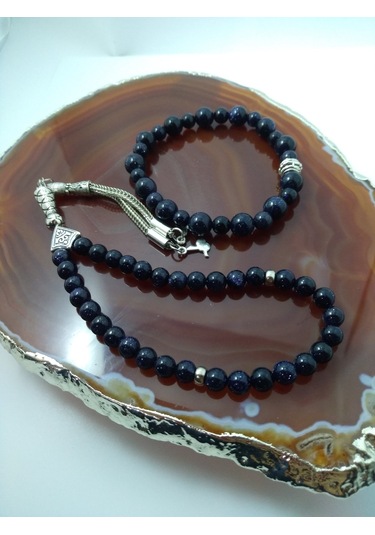 Yıldız Taşı Tespih ve Bileklik Takım / Doğaltaş Tespih-Bileklik  T