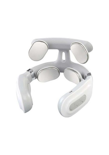 Pazly Yüzen Titreşimli, Usb Omuz Mikro Masaj Aleti, Isıtmalı Boyun Ve Kas Ağrıları İçin Elektrikli Beyaz 4mq Beyaz