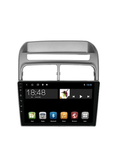 Fiat Linea 2006-2016 Gri 4gb Ram 32gb Hafıza 4 Çekirdek Carplay Kamera Android Multimedya 9"