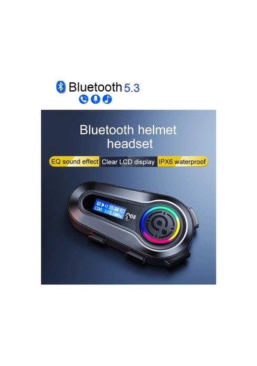 Prepare Q-08P Su Geçirmez Bluetooth Motosiklet Radyolu Bluetooth Kulaklık