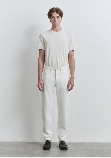 Mavi - London Classic Denim Kırık Beyaz Jean Pantolon 0010172-89657 Ekru