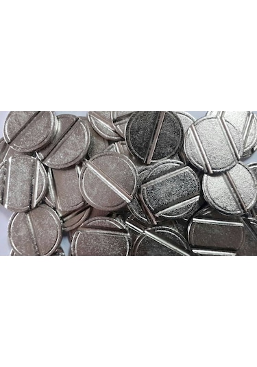 100 Adet 2/1 Çeltikli 24/2 Mm Oyun Makineleri & Langırt Jetonu