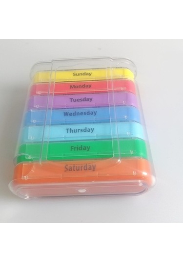 Pazly Vitamin Suntek Kasa Hap Haftalık Günlük Düzenleyici 7 Ub Diğer