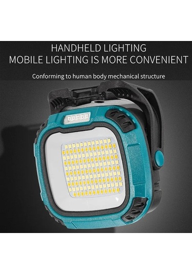 Tongxida Yeni Cob Work Ligtış Type-c Şarjlı Dış Aydınlatma Projektörü W892-1 Mavi Diğer