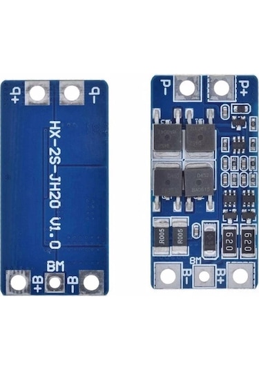 Komponentci 2S 10A 7.4V 18650 BMS Lityum Batarya Pil Akü Koruma Kartı Protection Board