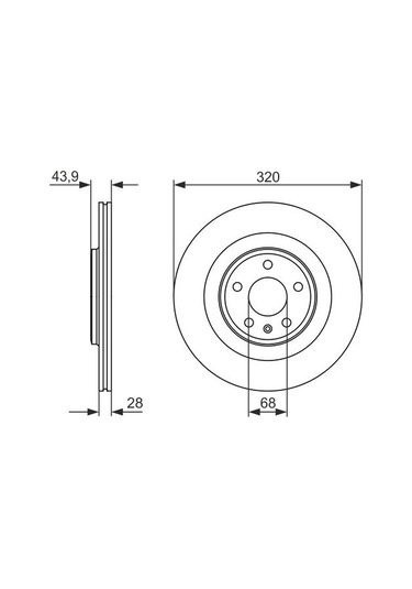 Renault Megane 4 1.6dci 2015-2017 Bosch Ön Disk 320mm 2 Adet