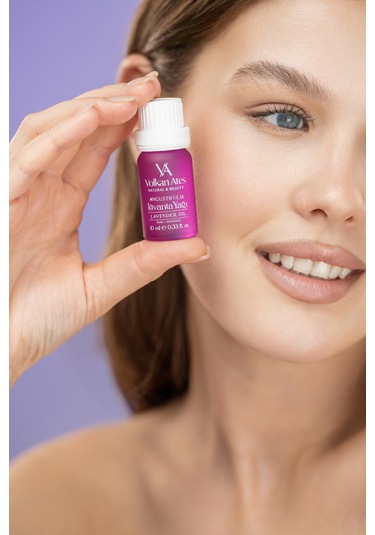 Volkan Ates Natural & Beauty Lavandula Angustifolia Saf Lavanta Yağı İçten Damlalıklı 10 Ml