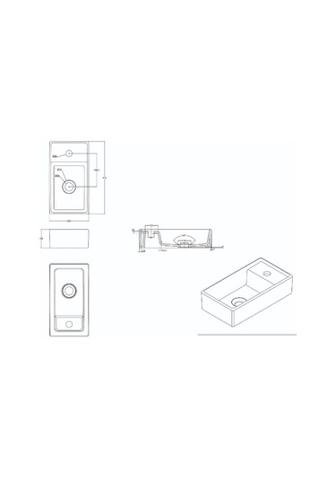 Smart Lavabo 22x41 Cm Turavit Diğer