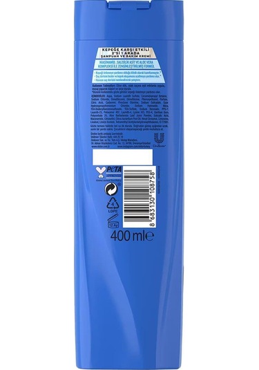 Kepeğe Karşı Etkili 2'si1arada Şampuan Ve Bakım Kremi 400 Ml