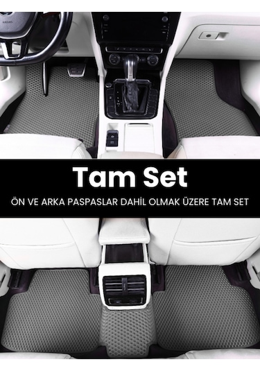 Volkswagen-polo- 2009-2017 İçin Eva İç Paspas Takımı Metal Topukluk Hariç