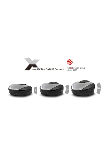SHAD SH59X MOTOSİKLET ARKA ÇANTA GENİŞLEYEBİLEN MODEL