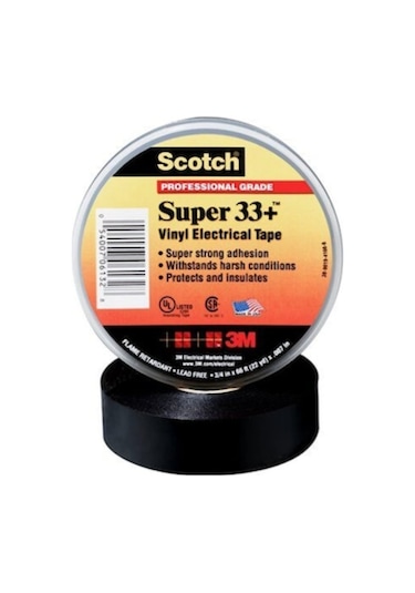 3M Scotch 33+ Elektrik Bantı 19Mmx20Mt