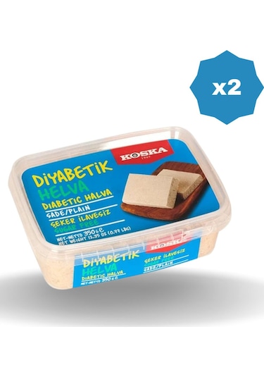 Diyabetik Sade Helva 350 Gr. - 2 Adet