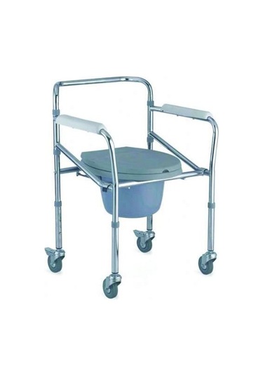 Medikaltec Klozetli Tekerlekli Sandalye Banyo As696