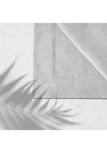 6'lı Kadife Dokulu Servis Peçetesi Taş