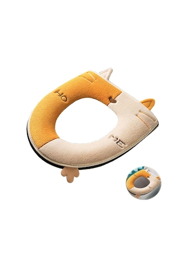 Çoğu Tuvalete Uygun Minderli Ve Saplı Yıkanabilir Klozet Oturağı B Diğer