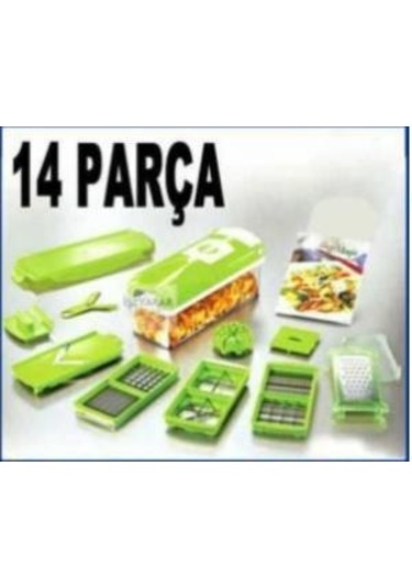Genius Nicer Dicer Tam Set 14 Parça Nicer Dicer Plus Profesyonel Diğer