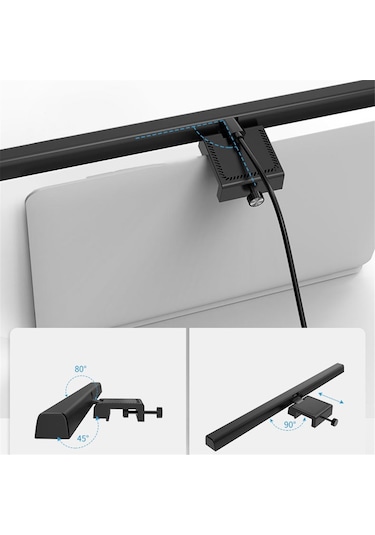 Zamanlama Karartma Ekran Bilgisayar Lambası Ekran Askılı Lamba 550mm Diğer