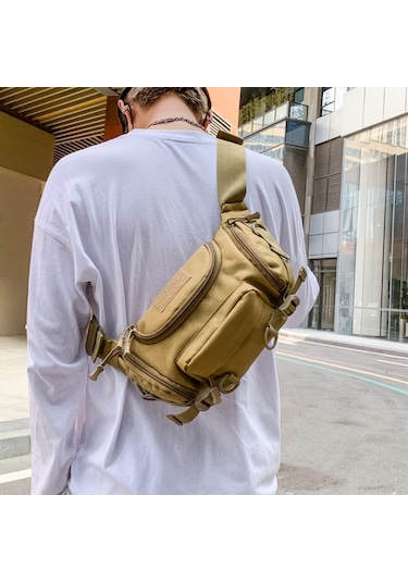 Erkek Günlük Moda Omuz Çantası Mh1239w Haki