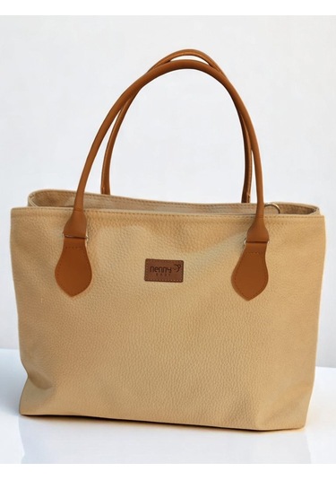 Nenny Baby Deri Anne Bebek Omuz Çantası Taba Taba