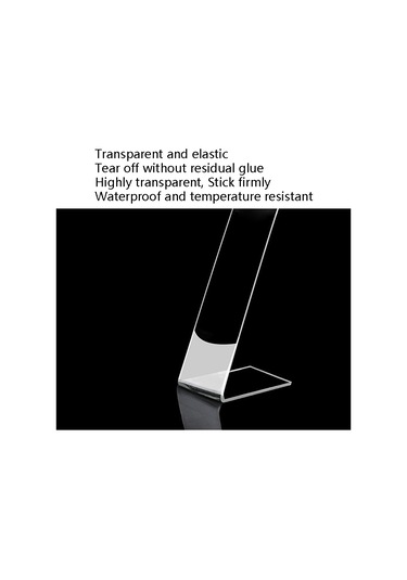 Sones 1x30x3000mm Şeffaf Çift Taraflı Yapışkan Nanotik Bant Suyla Yıkanabilen İz Bırakmayan Bant