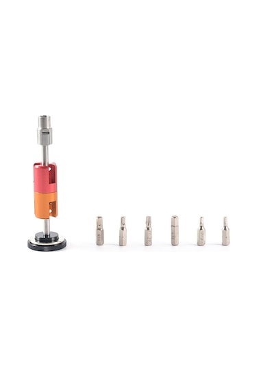 Jeemson Bisiklet İçin Orta Boş Eksenli Diş Plakası Araçları - Gizli Taşınabilir T25 Altıgen Anahtar - 21mm Ve Altı Boş Basınç Disklerine Uygun - Siyah Çok Renkli