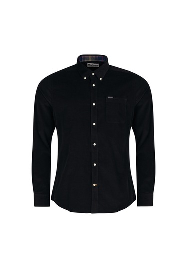 Barbour Ramsey Tailored Cord Gömlek Bk31 Black Siyah