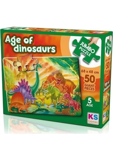 Ks Puzzle Age Of Dinosaurs Jumbo Puzzle