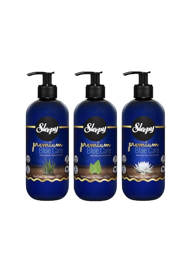 Sleepy Premium Blue Care Sıvı Sabun 500 Ml Set