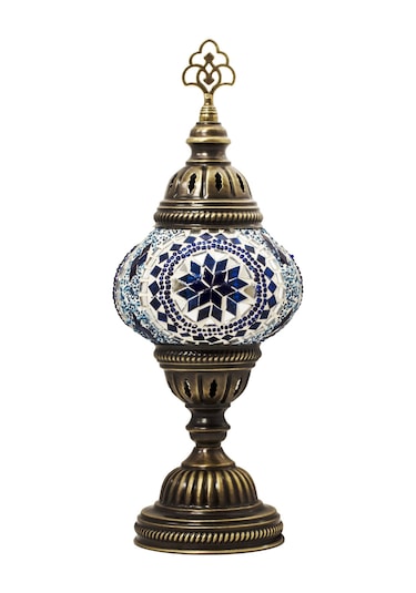 Dekoratif OSMANLI DESENLİ MOZAİK GECE LAMBASI ABAJUR