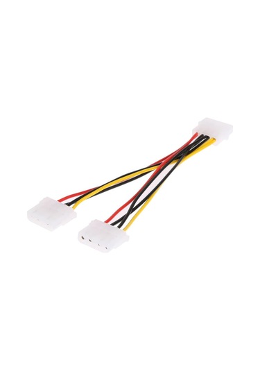 Tkz 2544 4 Pin Molex Power Çoklayıcı 2 Çıkış 1 Giriş Supply Kasa Güç Kablosu