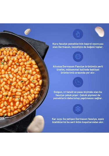 Altunsa Fasulye Dermason Yerli 900 G