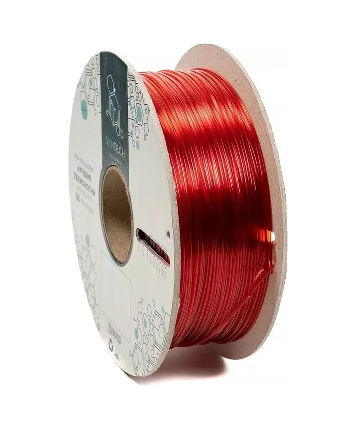 Syntech 3d Yazıcı İçin Petg Syntech Kırmızı Şeffaf 1 Kg 249595955