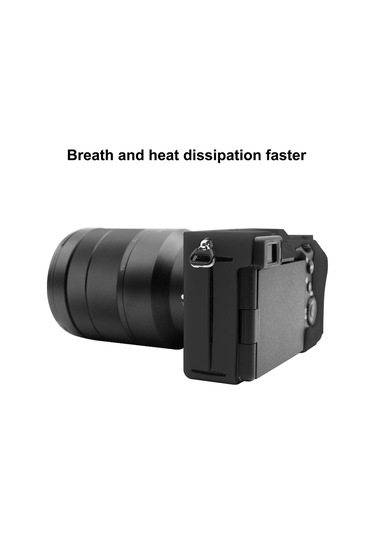 Sony A7c / Ilce-7c İçin Puluz Yumuşak Silikon Koruyucu Kılıf Siyah