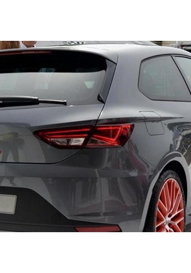Seat Leon 5f Fr Mk3 Arka Karbon Fiber İçin Araba Pencere Trim Dudak Spoiler