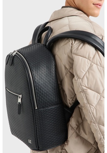 Armani Exchange Erkek Sırt Çantası Xm000156 Af11928 Uc001 Siyah Siyah
