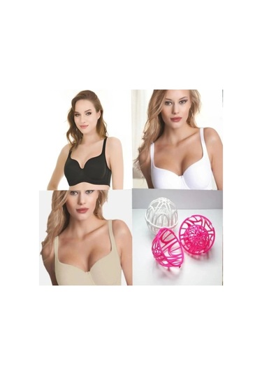 Le Jardin 9720 Amanda Toparlayıcı Telli Ultra Soft Sütyen C Cup Siyah