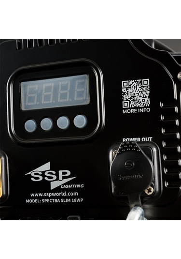 Ssp Deron Spectra Slim 18wp Whiteflex Ip65 Led Par