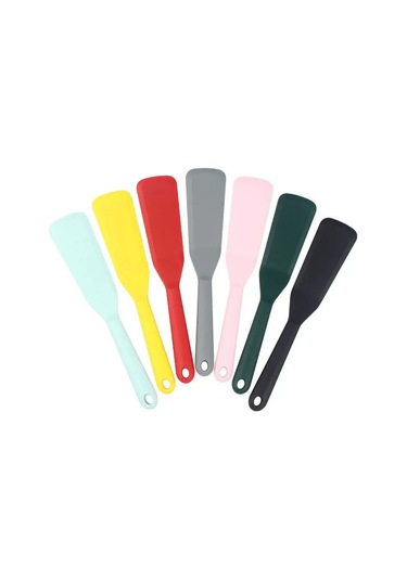 Fosenze 25 Cm Siyah Silikon Mutfak Spatula - Isı Dayanıklı, Lezzetleri Kaydırmak Ve Servis Etmek İçin Uygun, Teflon Tencereye Uygun, 1 Adet