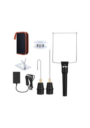 Wealthglow Köpük Kesici Sıcak Tel Bıçağı Köpük Kesici Alet Seti 3 Strafor Kesme Makinesi Kalemi, El Sanatları Dıy Ab Fişi Uçlar Renkli 1vhjf0