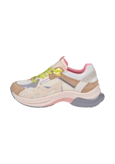 Pullman Kadın Spor Ayakkabı Sneaker Sms-30170 Bej Pembe-bej Pembe Bej - Pembe