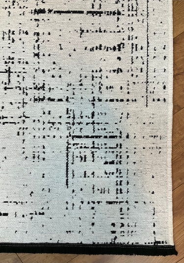 Şönil Dokuma Kayma Yapmaz Makinede Yıkanabilir Leke Tutmaz Kesme Bohem Kilim Vizon 2 Krem Krem