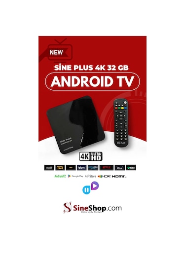 Sine Plus A80 Pro 4K 32 GB Android TV Box