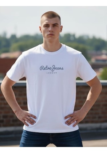 Retroworld Erkek Tshirt Beyaz